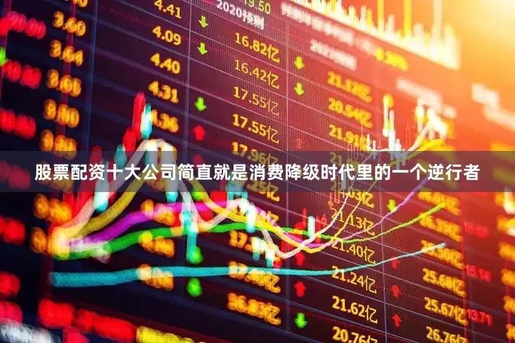 股票配资十大公司简直就是消费降级时代里的一个逆行者
